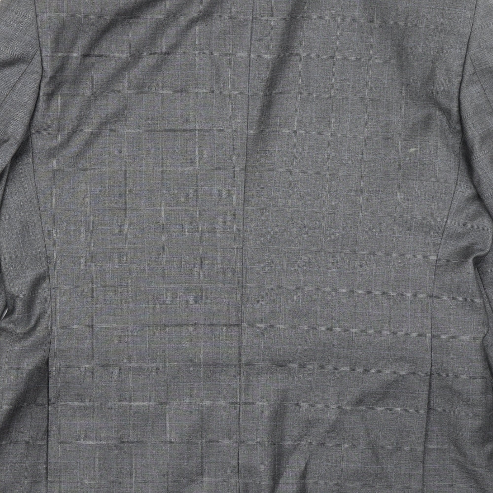 Mens UK Size 38 Burton Regular Grey Suit Jacket