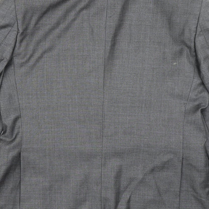 Mens UK Size 38 Burton Regular Grey Suit Jacket