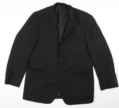 Mens UK Size 42 Taylor & Wright Regular Black Suit Jacket