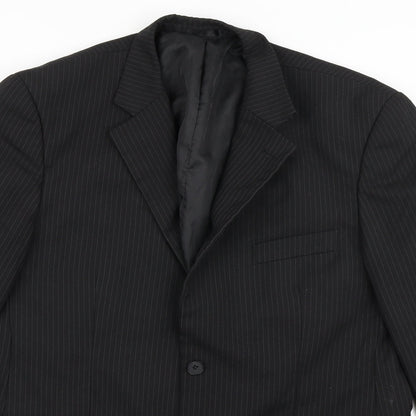 Mens UK Size 42 Taylor & Wright Regular Black Suit Jacket