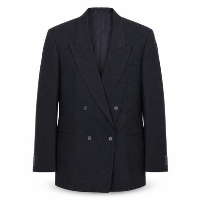 The Burton Collection Mens Blue Striped Wool Jacket Blazer Size 38