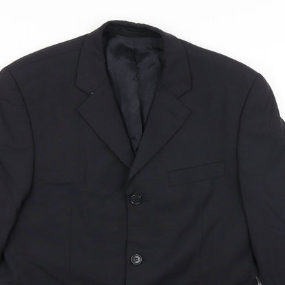 Mens UK Size 38 Burton Regular Blue Suit Jacket