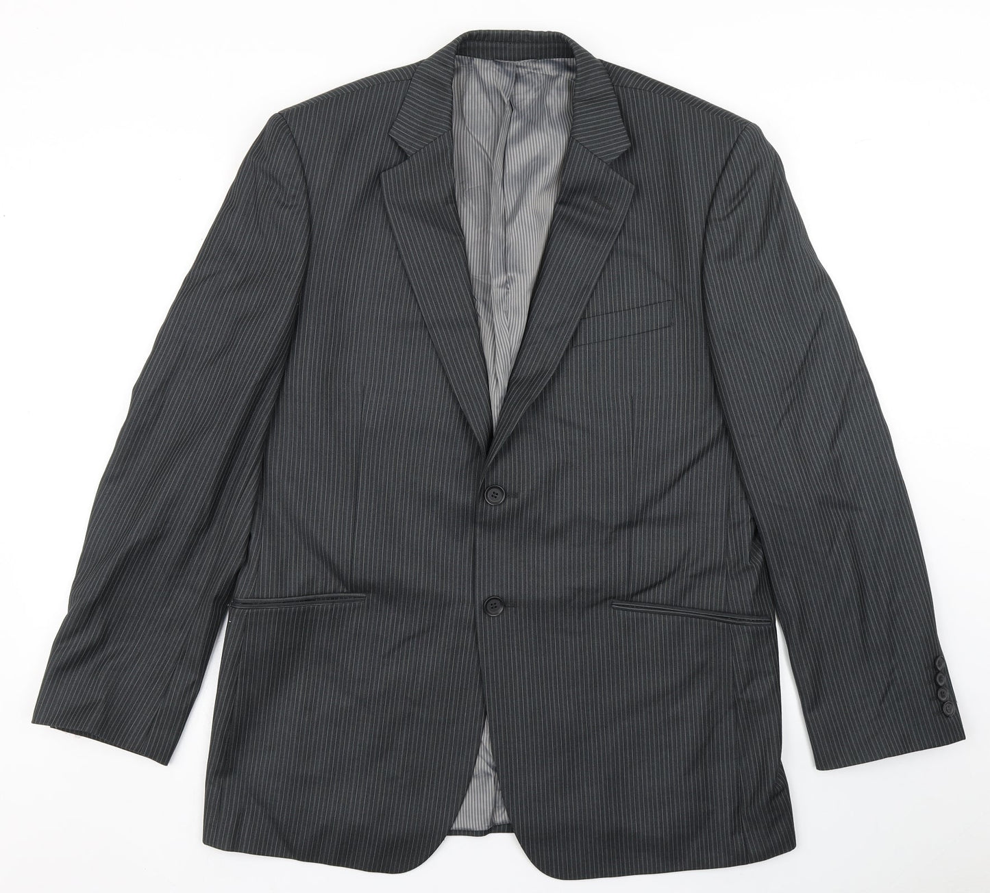 Mens UK Size 42 Burton Regular Grey Suit Jacket