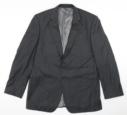 Mens UK Size 42 Burton Regular Grey Suit Jacket