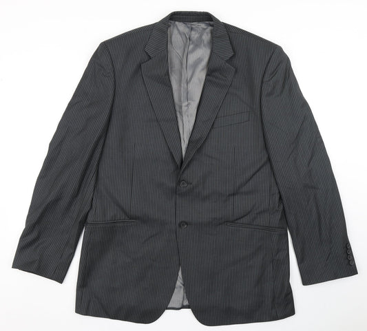 Mens UK Size 42 Burton Regular Grey Suit Jacket