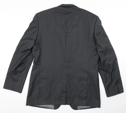 Mens UK Size 42 Burton Regular Grey Suit Jacket