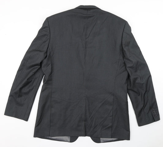 Mens UK Size 42 Burton Regular Grey Suit Jacket