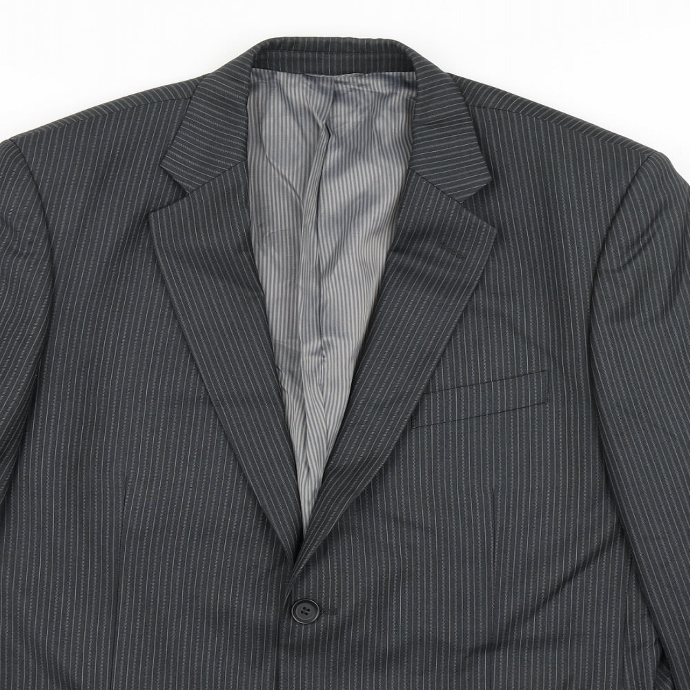 Mens UK Size 42 Burton Regular Grey Suit Jacket