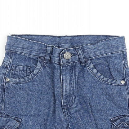 Katuco Boys Blue  Cotton Cargo Shorts Size 5 Years  Regular