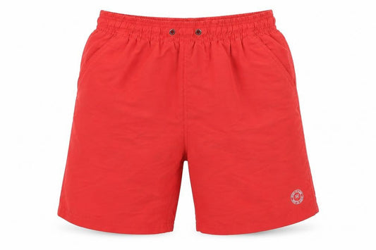River Island Mens Red  Polyester Athletic Shorts Size S L6 in Regular Drawstring