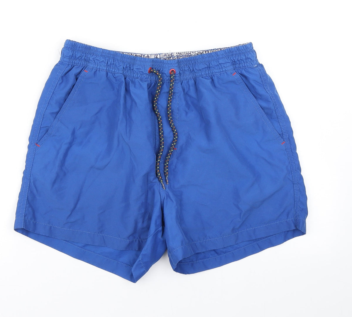 Additional front view of Burton men’s black polyester athletic shorts, size S, regular drawstring