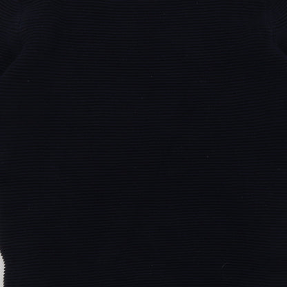 George Girls Blue  Cotton Pullover Sweatshirt Size 11-12 Years  Pullover - side zips