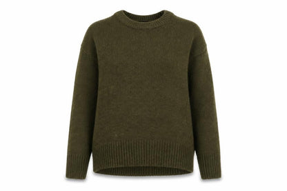 New Look Womens Green  Acrylic Pullover Sweatshirt Size S  Pullover