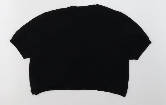 Womens UK Size 14 Debenhams Black Cardigan Jumper