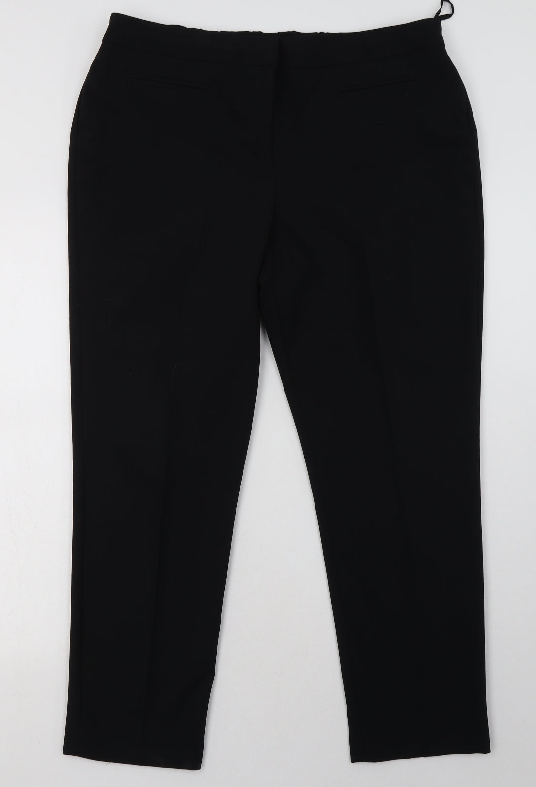 Womens UK Size 16 bonmarch Regular Fit  Black Trousers