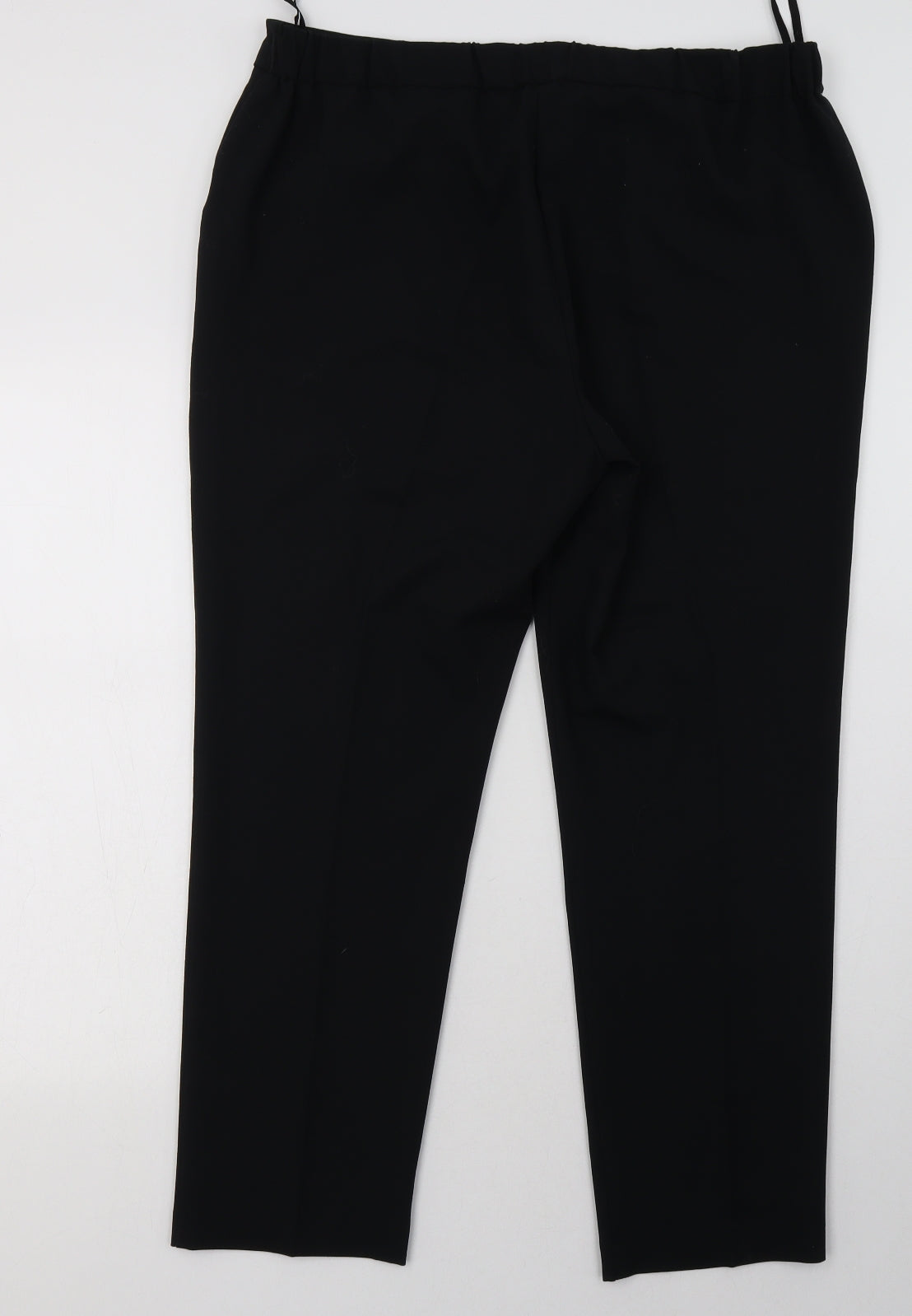 Womens UK Size 16 bonmarch Regular Fit  Black Trousers