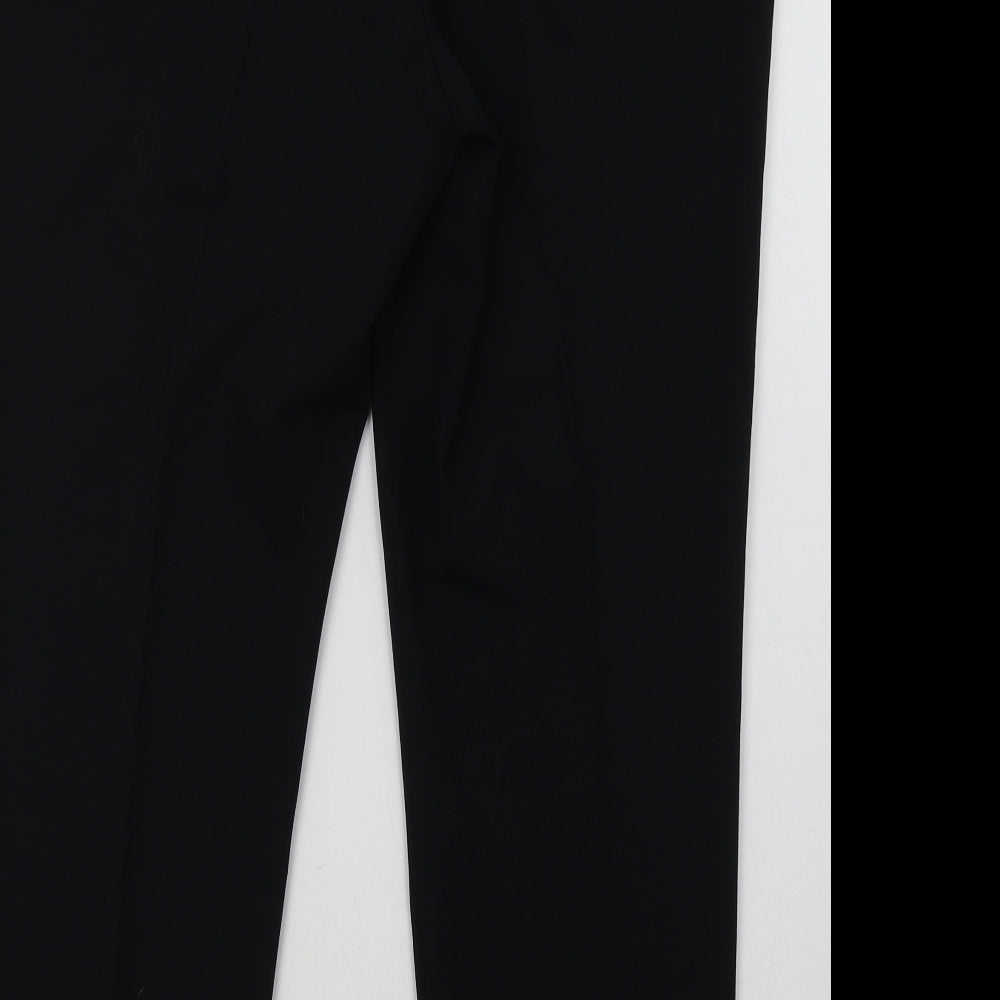 Womens UK Size 16 bonmarch Regular Fit  Black Trousers
