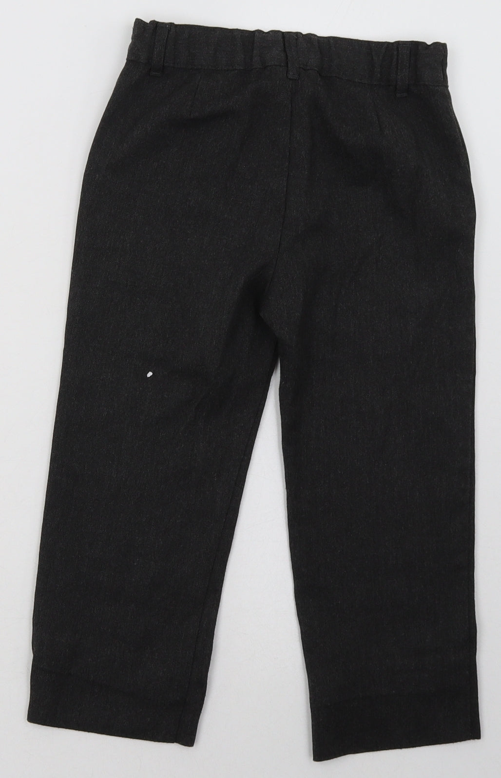 F&F Boys Grey  Polyester Capri Trousers Size 5-6 Years  Regular Hook & Eye - School Wear