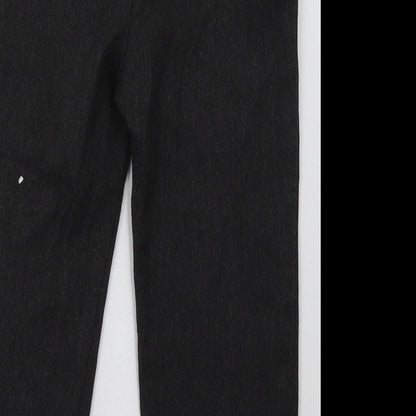 F&F Boys Grey  Polyester Capri Trousers Size 5-6 Years  Regular Hook & Eye - School Wear