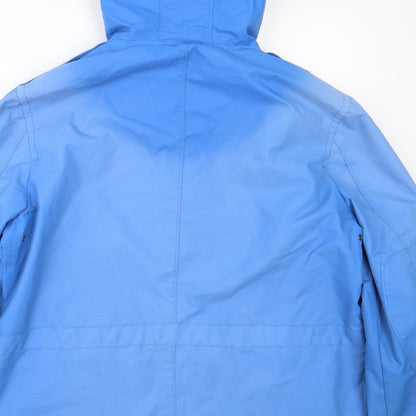 Womens UK Size XL Red Herring Blue Rain Coat