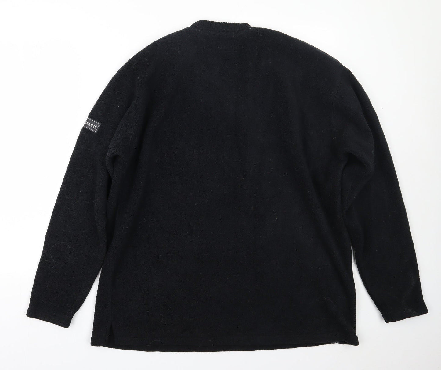 Highpoint Mens Black  Polyester Pullover Sweatshirt Size L