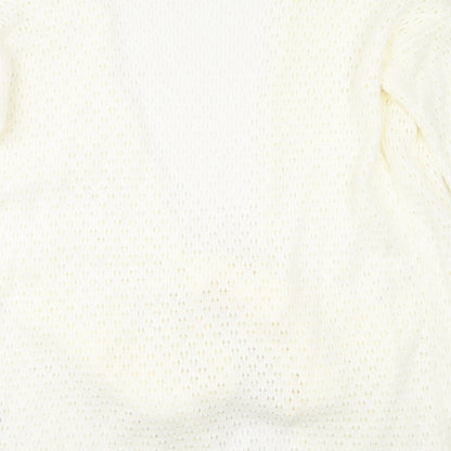 Womens UK Size 12 In the Style Beige Cardigan Jumper
