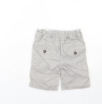 NEXT Boys Beige Spotted Cotton Chino Shorts Size 3 Years  Regular