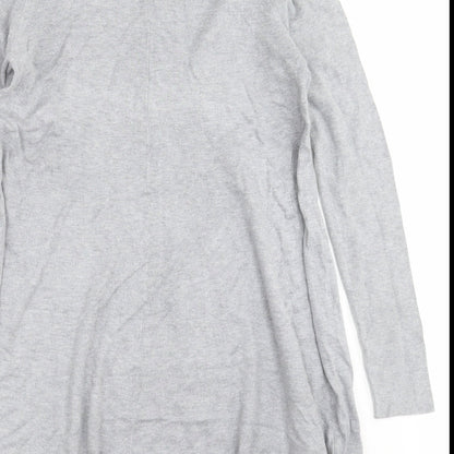 Matalan Womens Grey  Viscose Jumper Dress  Size 12  Roll Neck