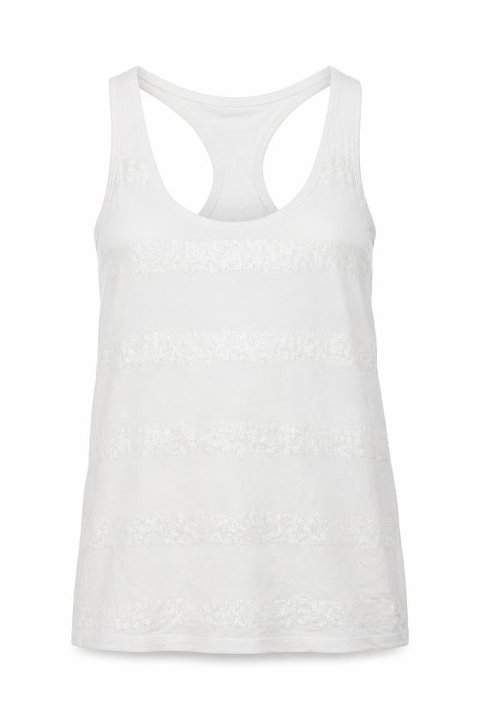 Womens UK Size 12 NEXT White Basic Tank