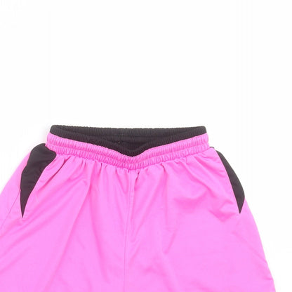 gedo Womens Pink  Polyester Athletic Shorts  L3 in Regular  - 3xs