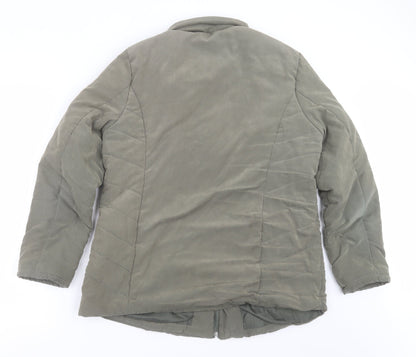BHS Womens Green   Jacket Coat Size 18  Zip