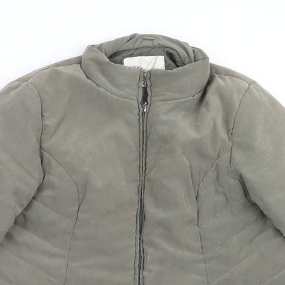 BHS Womens Green   Jacket Coat Size 18  Zip