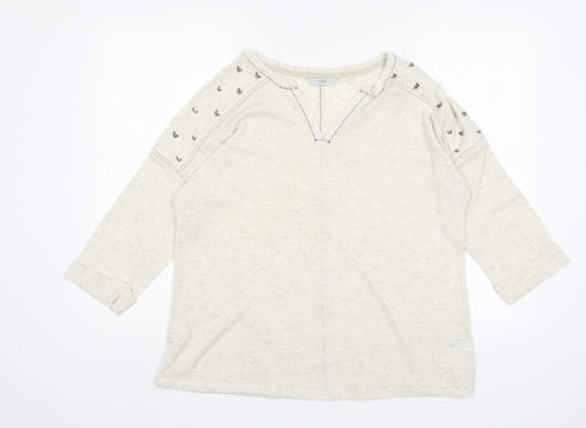 Womens UK Size 18 NEXT Beige Pullover Jumper
