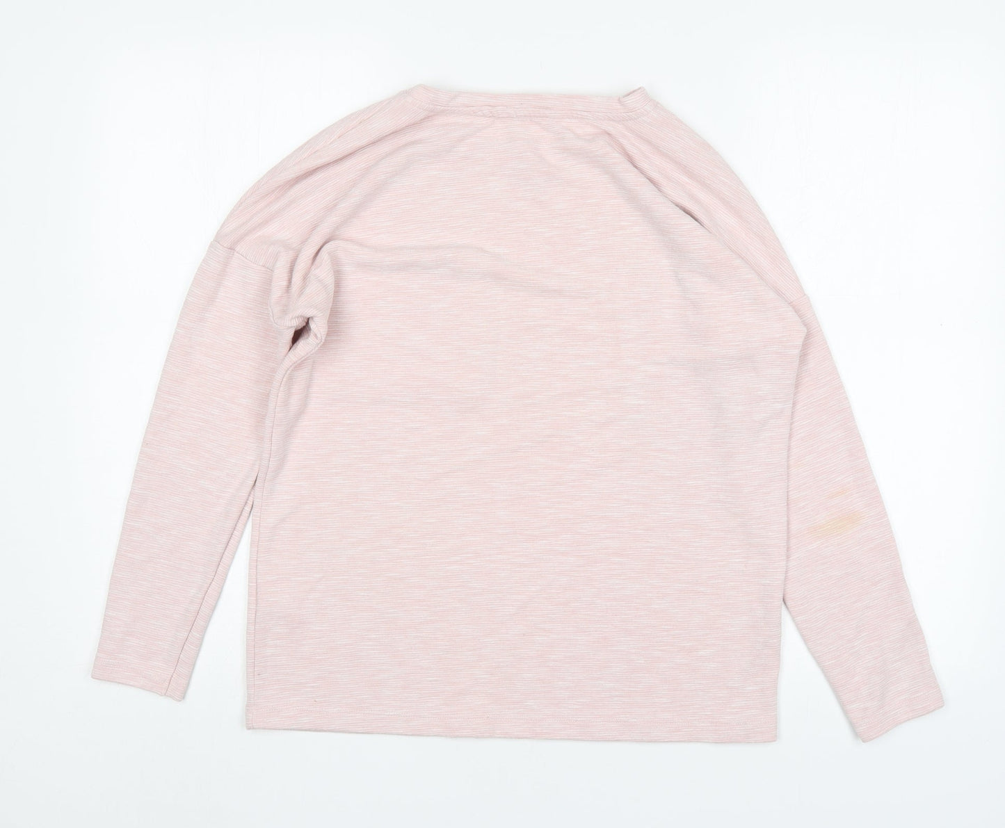 George Womens Pink Round Neck  Polyester Pullover Jumper Size 12