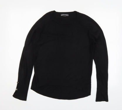 Primark Womens Black Round Neck  Acrylic Pullover Jumper Size XS