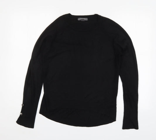 Primark Womens Black Round Neck  Acrylic Pullover Jumper Size XS