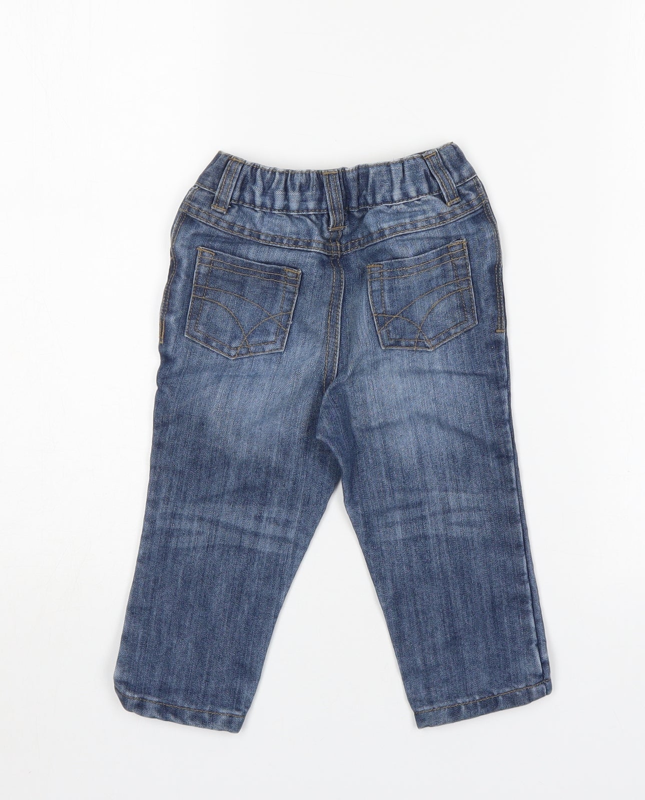 M&Co Boys Blue  Cotton  Jeans Size 12-18 Months