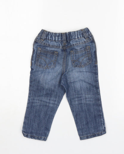 M&Co Boys Blue  Cotton  Jeans Size 12-18 Months