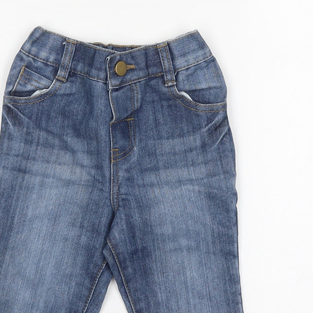 M&Co Boys Blue  Cotton  Jeans Size 12-18 Months