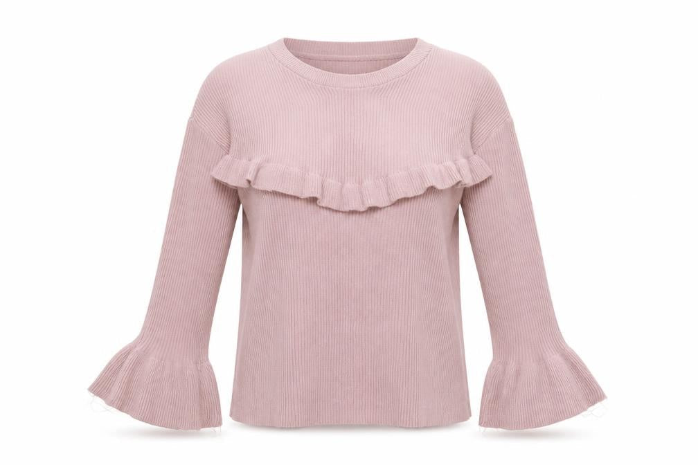 Womens UK Size S Pura Moda Pink Pullover Jumper