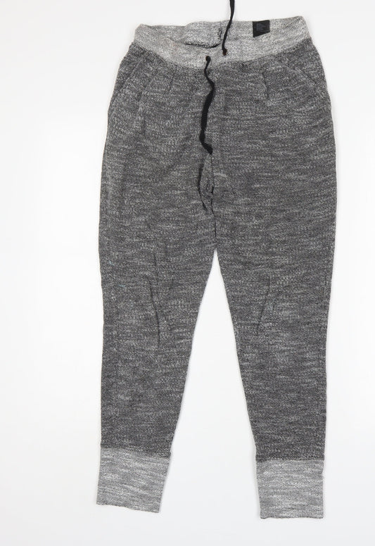 Womens UK Size S H&M Regular Fit Sweatpants Grey Trousers