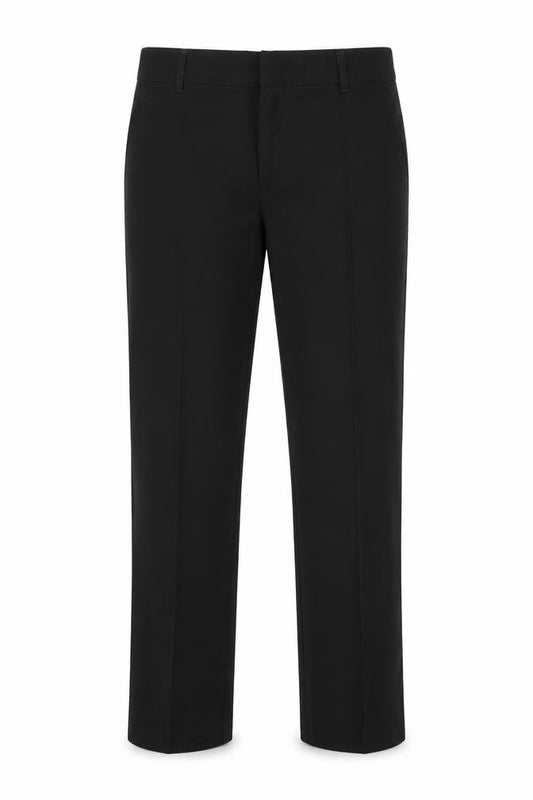 Marks and Spencer Boys Black  Polyester Dress Pants Trousers Size 11-12 Years  Regular Zip - Back Elastication