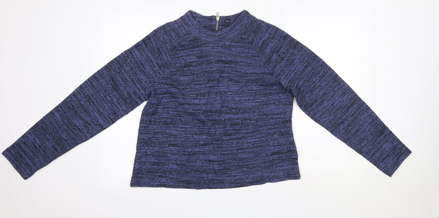 Womens UK Size 14 M&S Blue Pullover Jumper