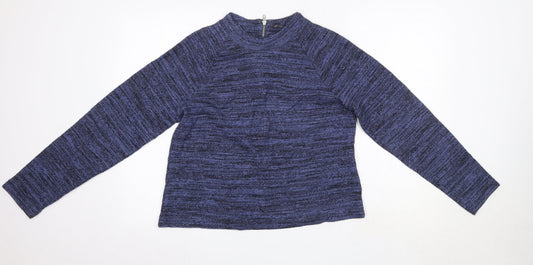Womens UK Size 14 M&S Blue Pullover Jumper