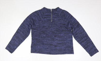 Womens UK Size 14 M&S Blue Pullover Jumper