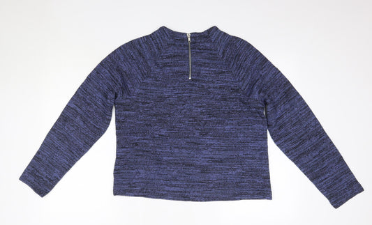 Womens UK Size 14 M&S Blue Pullover Jumper