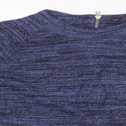 Womens UK Size 14 M&S Blue Pullover Jumper