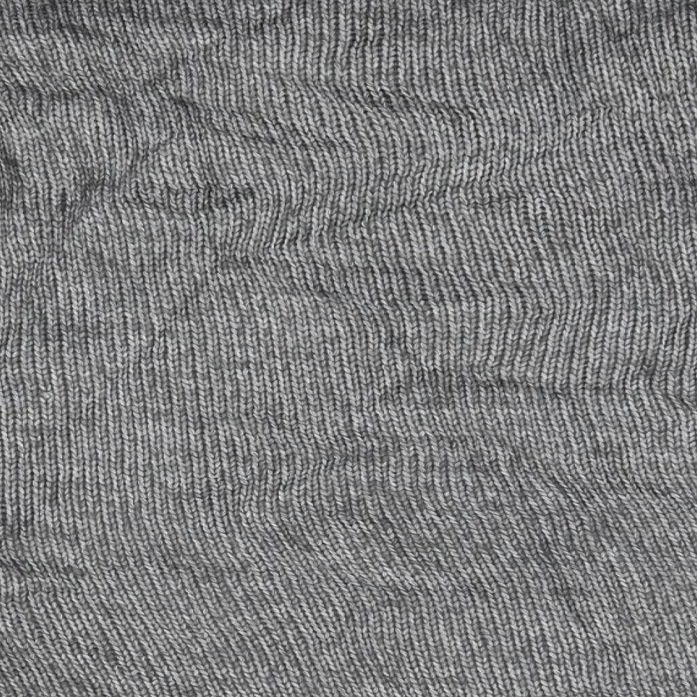 George Womens Grey V-Neck  Polyester Pullover Jumper Size M