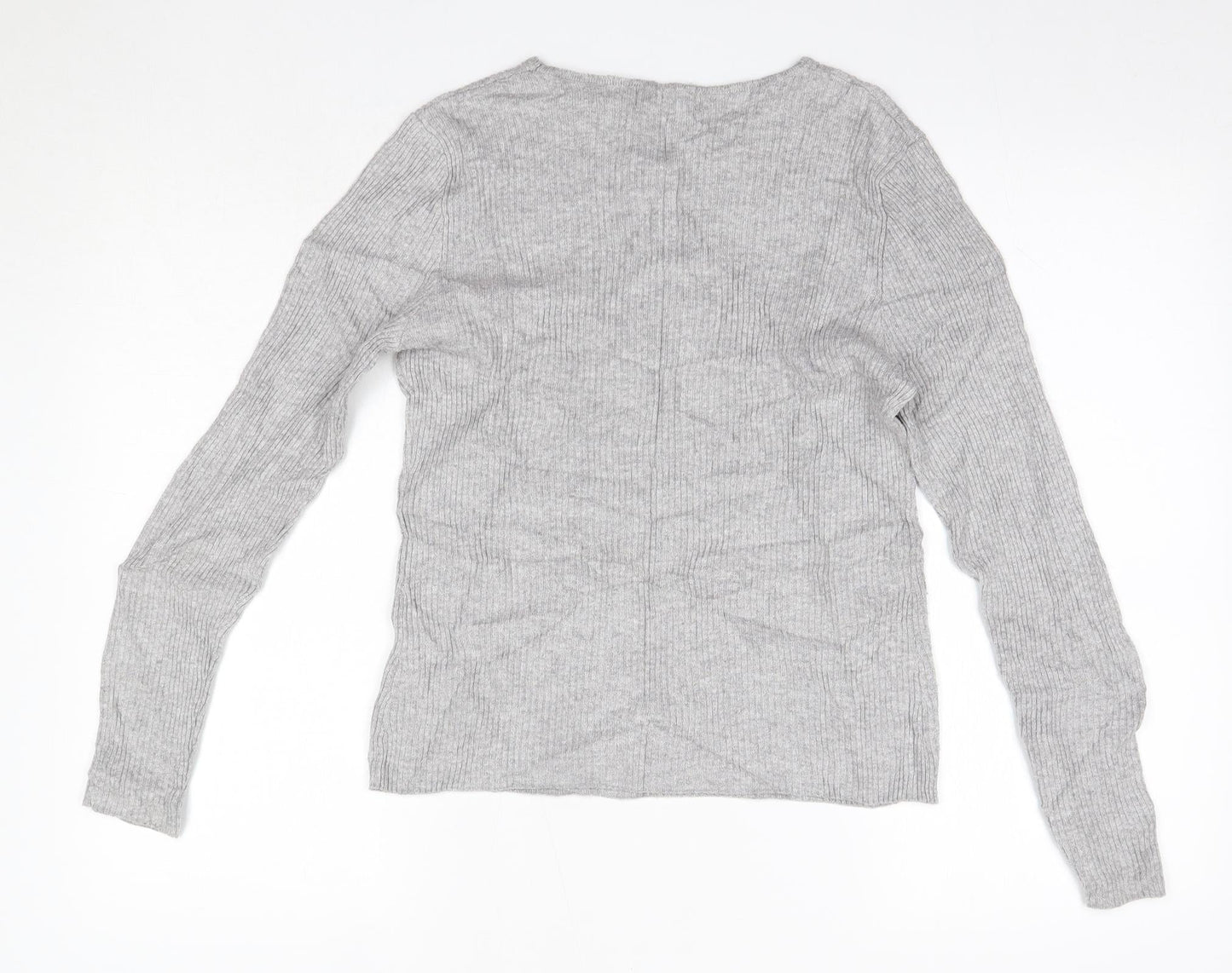 Womens UK Size 12 New Look Grey Pullover Jumper