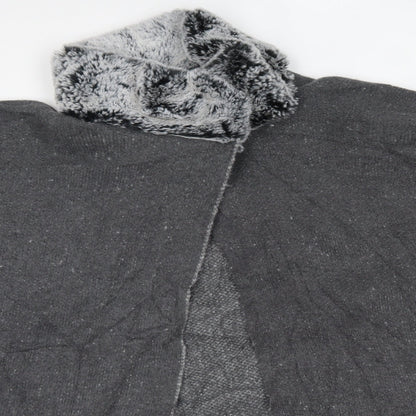 Womens UK Size One Size M&S Grey Cardigan Jumper